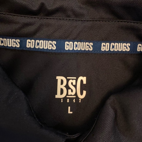 Brigham Young Cougars BSC Polo Shirt Color Navy Size Large - Picture 3 of 5